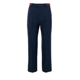 Gucci Blue Cotton Casual Pants
